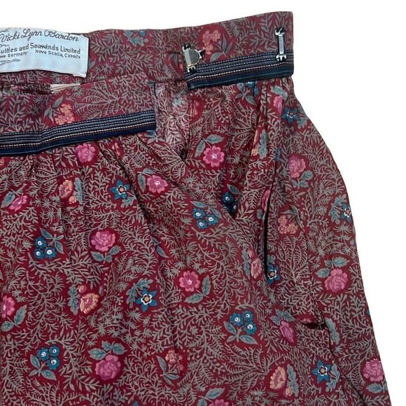 Vintage Vicki Lynn Bardon Suttles & Seawinds Limited Asymmetrical Midi Dress - Picture 4 of 9